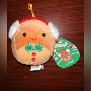 NWT | Ornament Christmas Squishmallow | Jordan | Gingerbread